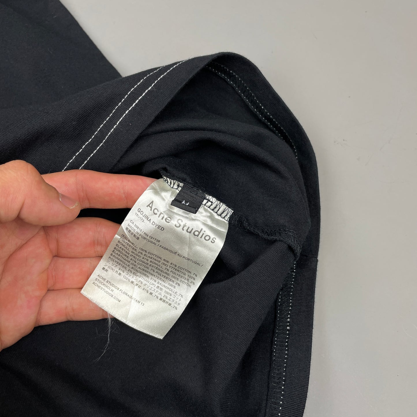 Acne Studios Logo Neck Shirt