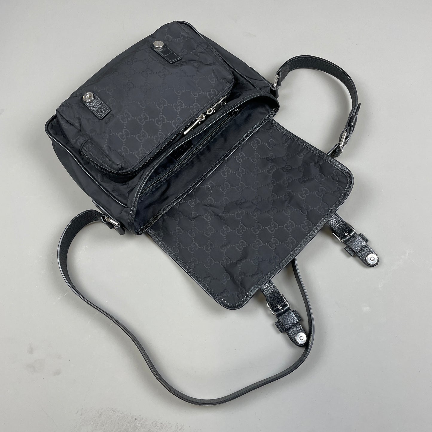 Gucci Monogram Messenger Bag