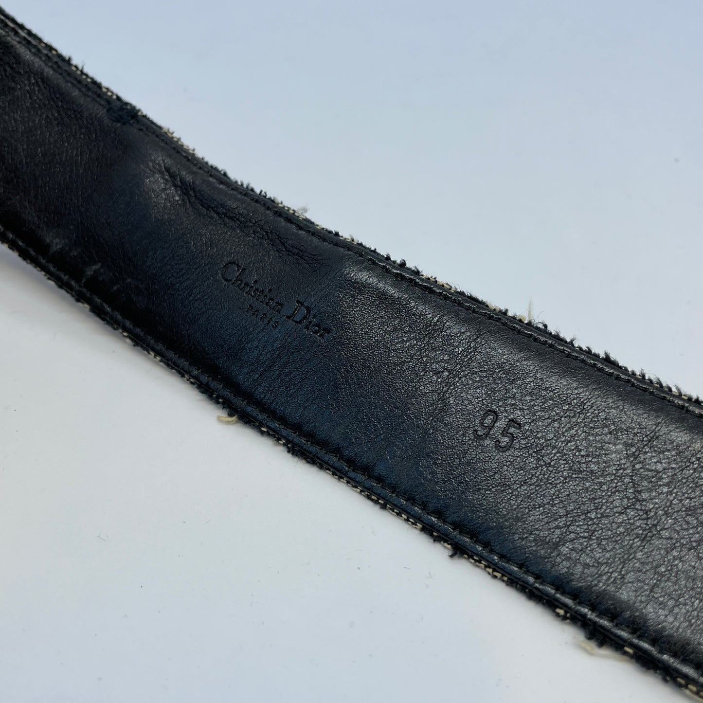 Dior Monogram Denim Belt