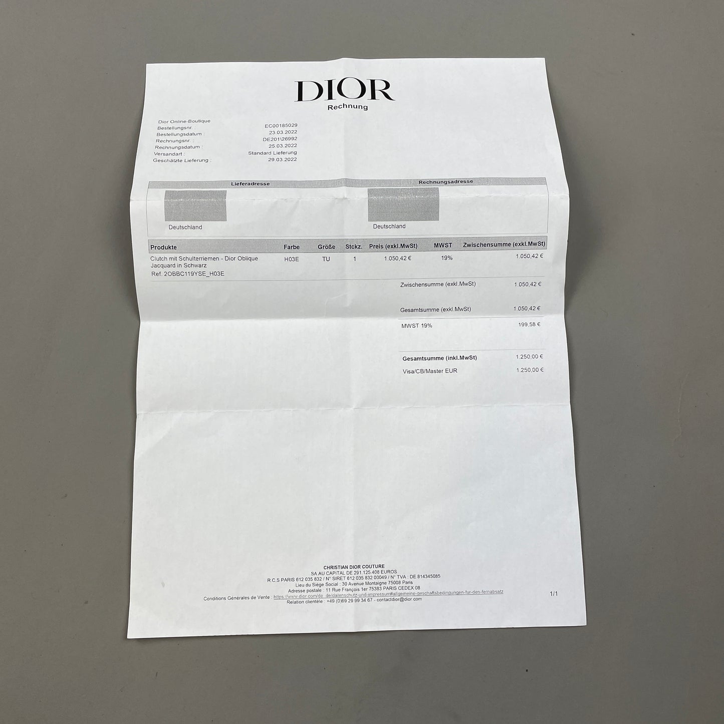 Dior Monogram Sidebag