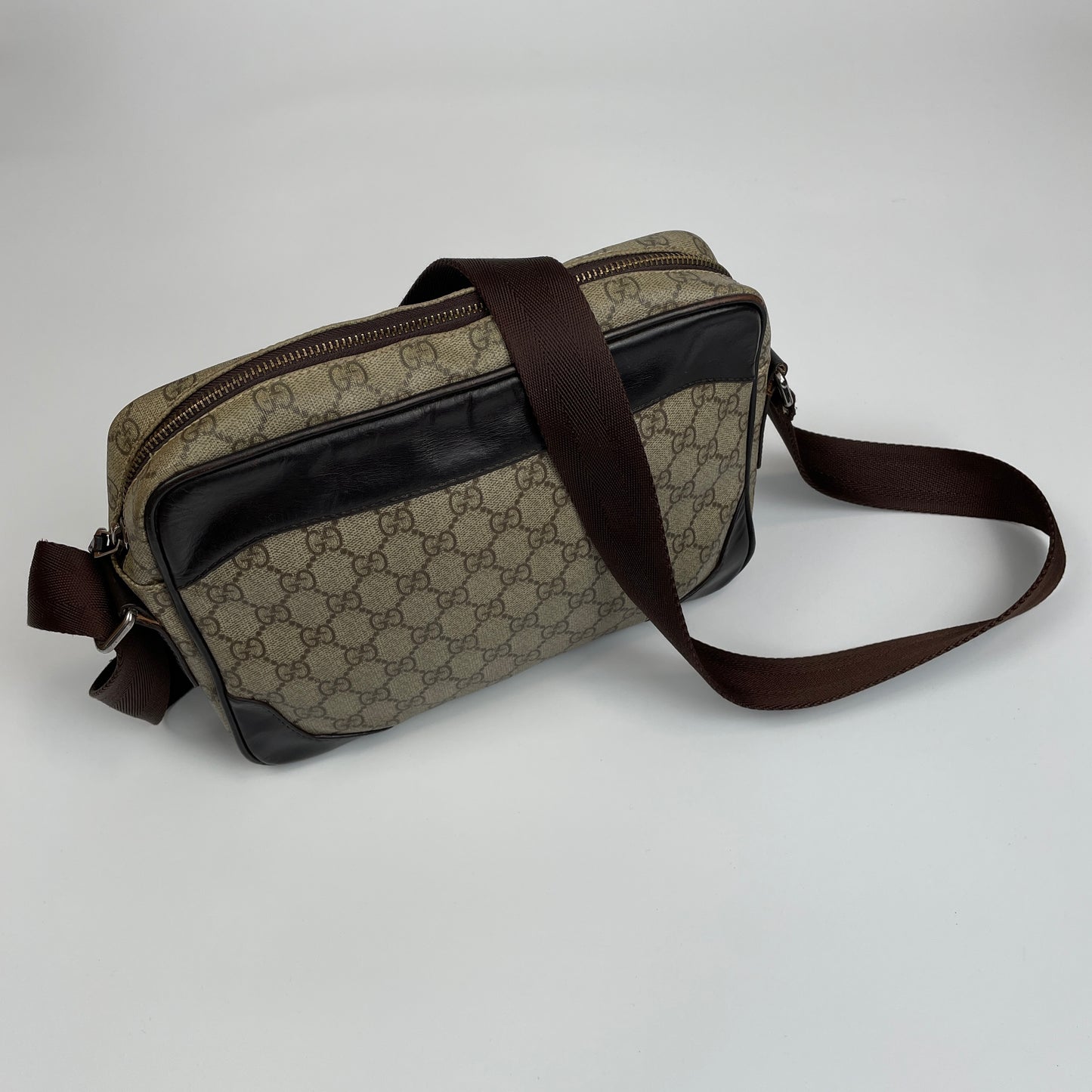 Gucci Monogram Messenger Bag