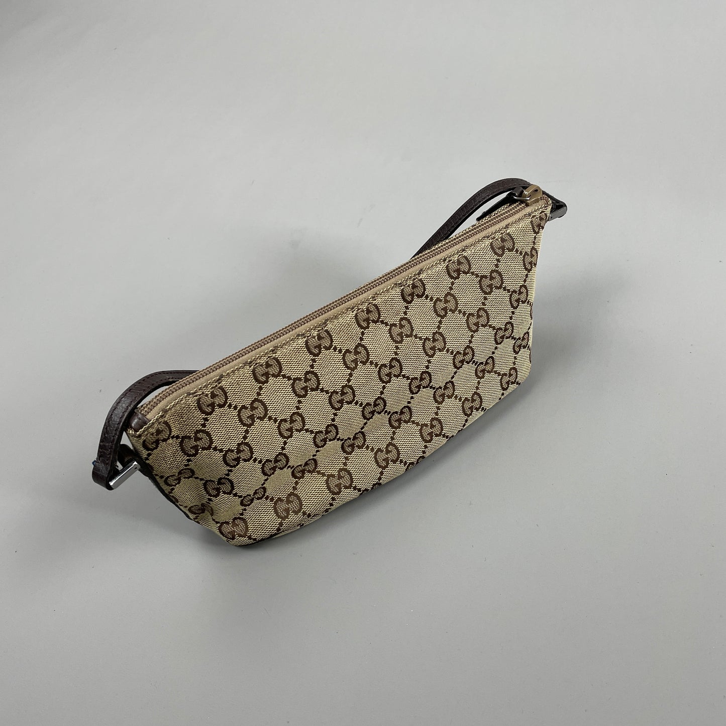 Gucci Monogram Baguette Bag
