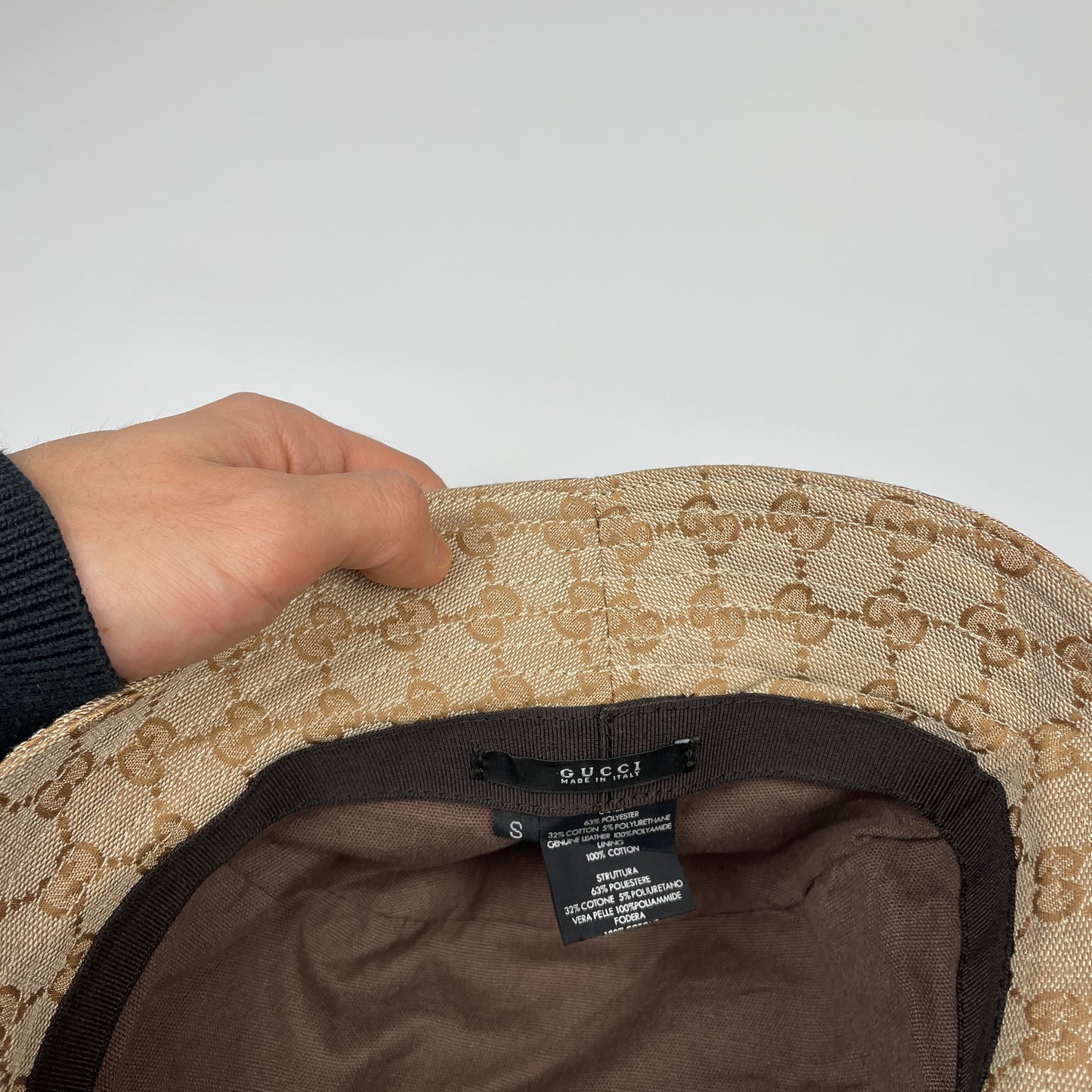 Gucci Monogram Bucket Hat