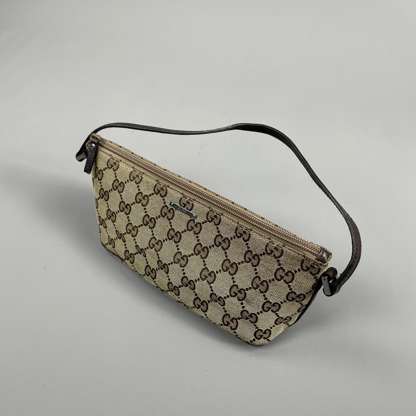 Gucci Monogram Baguette Bag