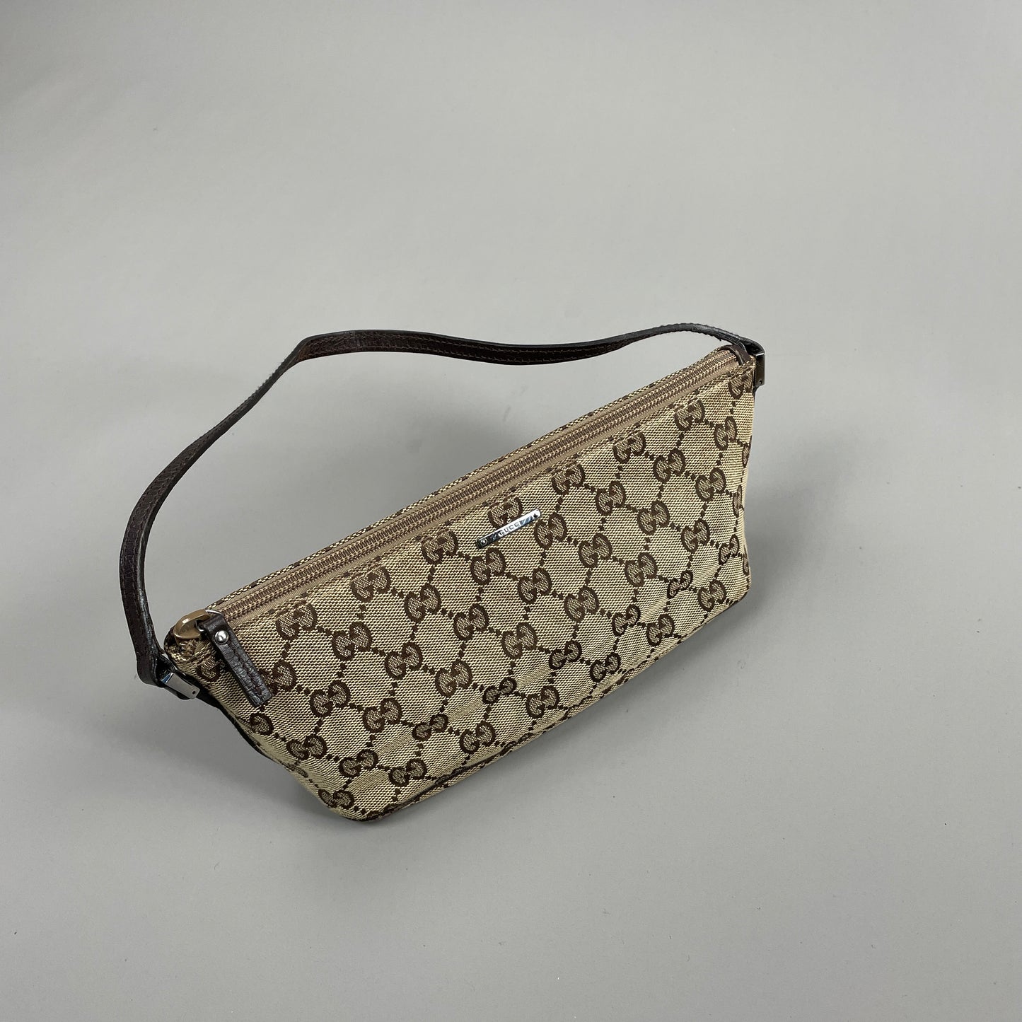 Gucci Monogram Baguette Bag