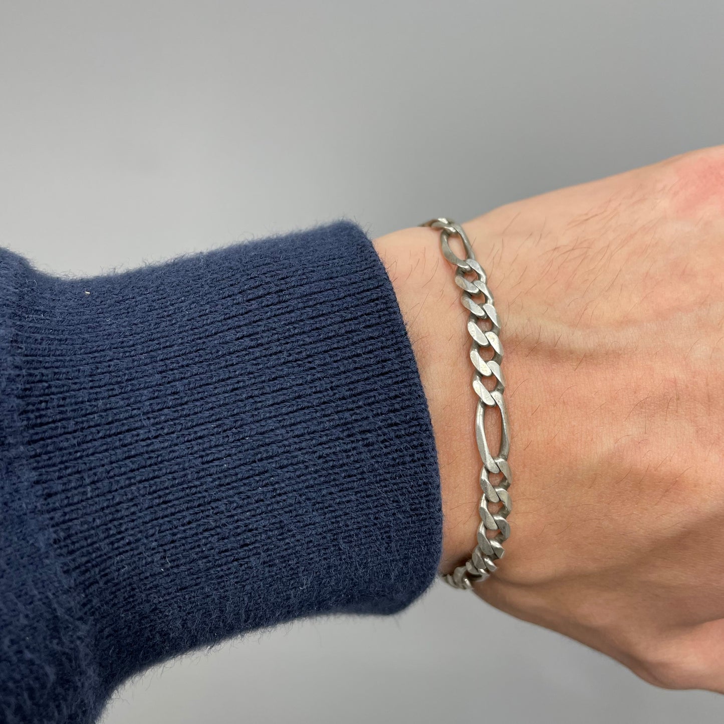 Figaro 925 Sterling Silver Bracelet