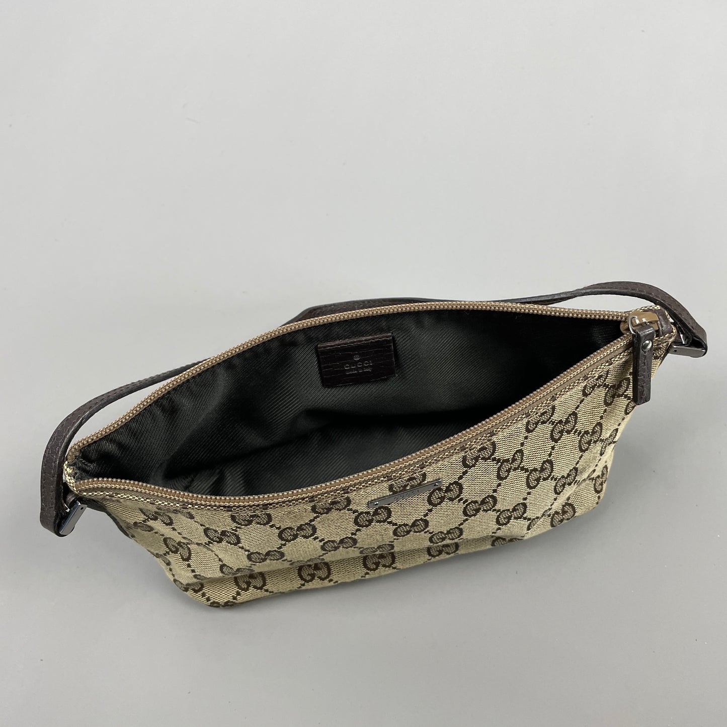 Gucci Monogram Baguette Bag