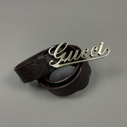 Gucci Monogram Belt