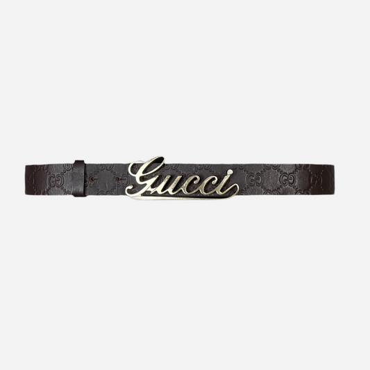 Gucci Monogram Belt