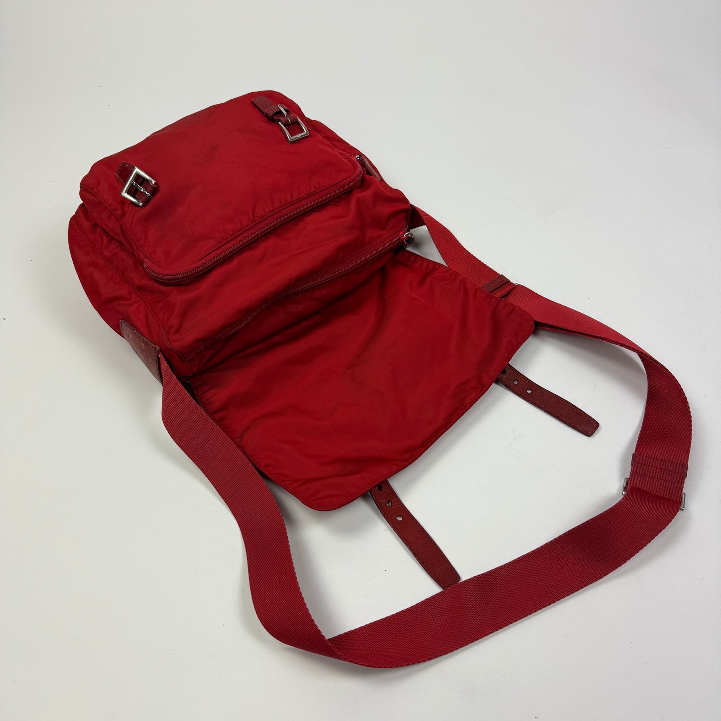 Prada Nylon Messenger Bag