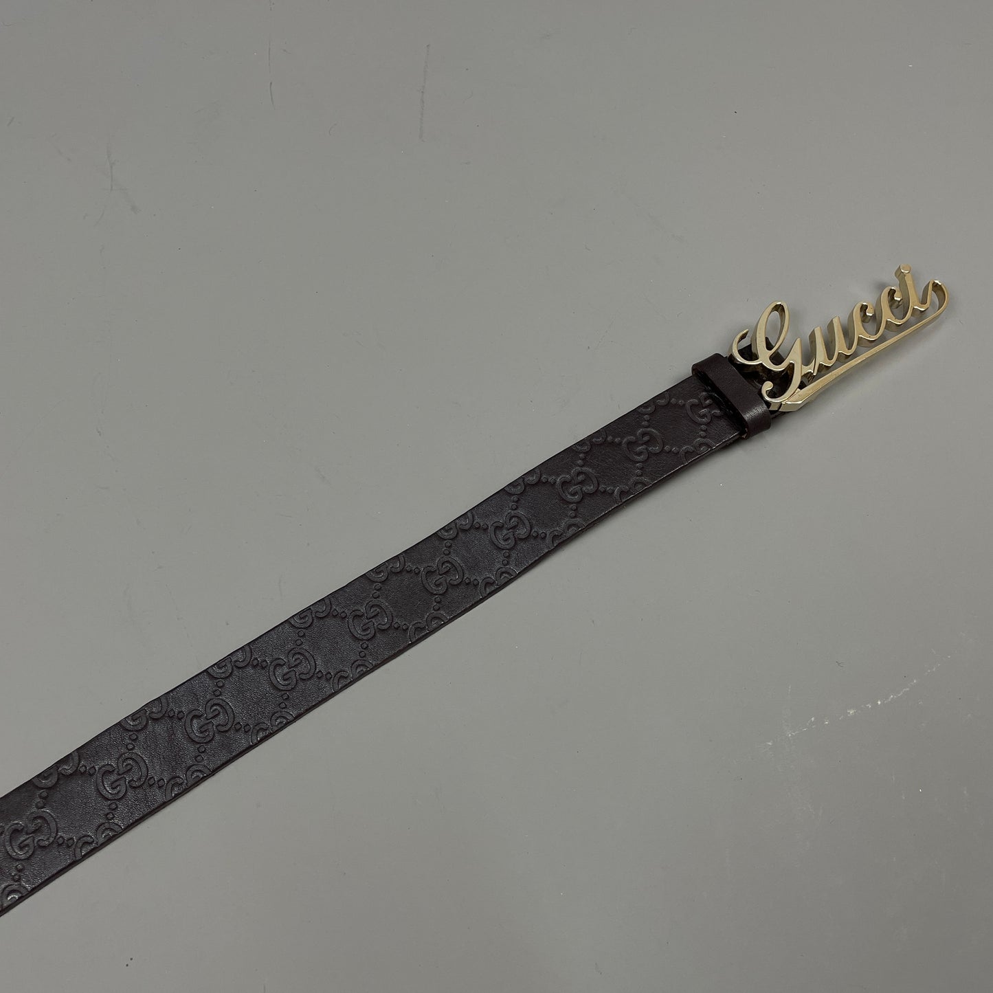 Gucci Monogram Belt