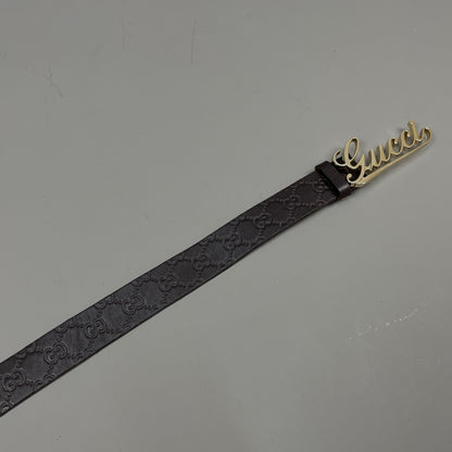 Gucci Monogram Belt