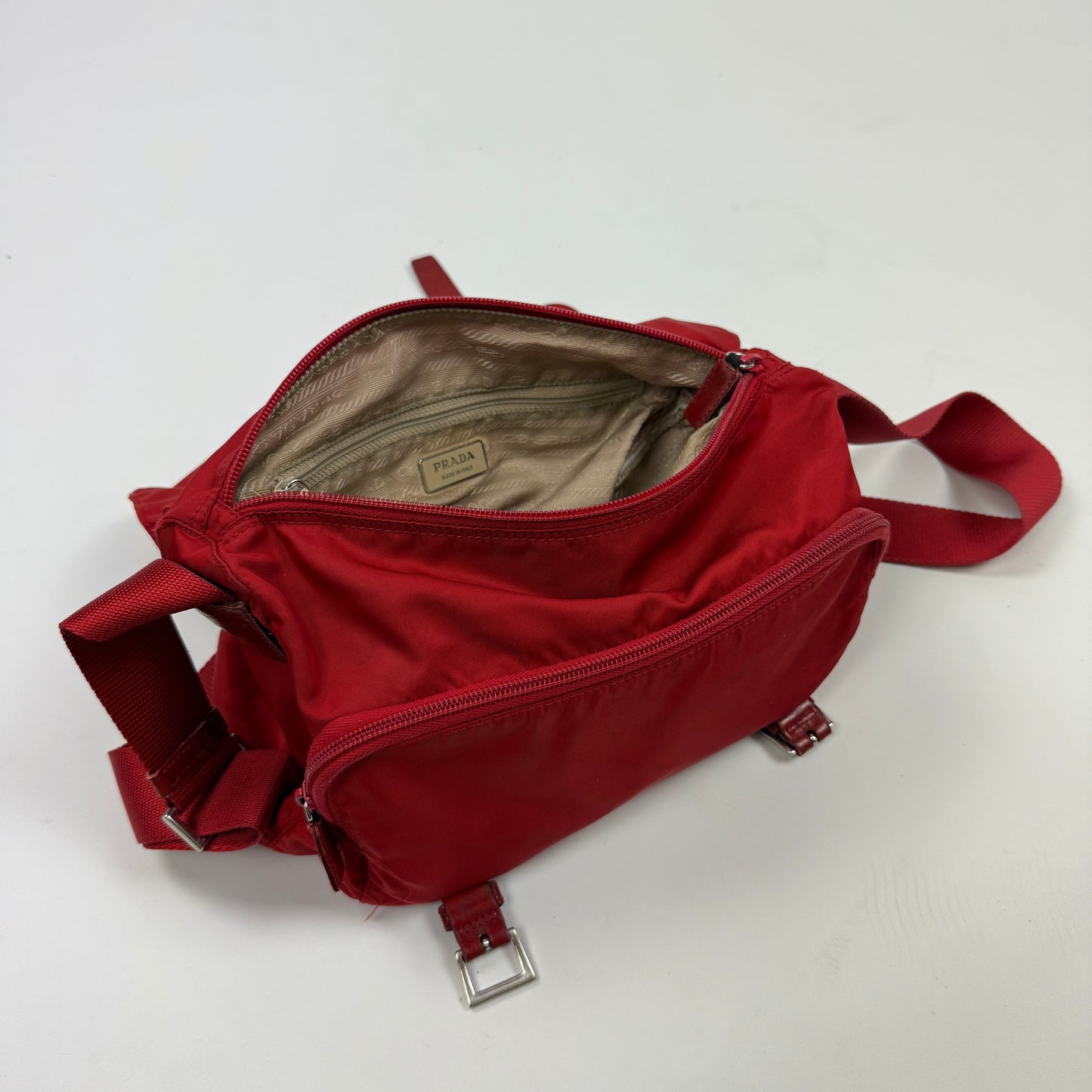 Prada Nylon Messenger Bag