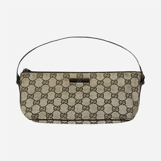 Gucci Monogram Baguette Bag