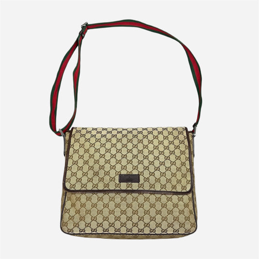 Gucci Monogram Messenger Bag