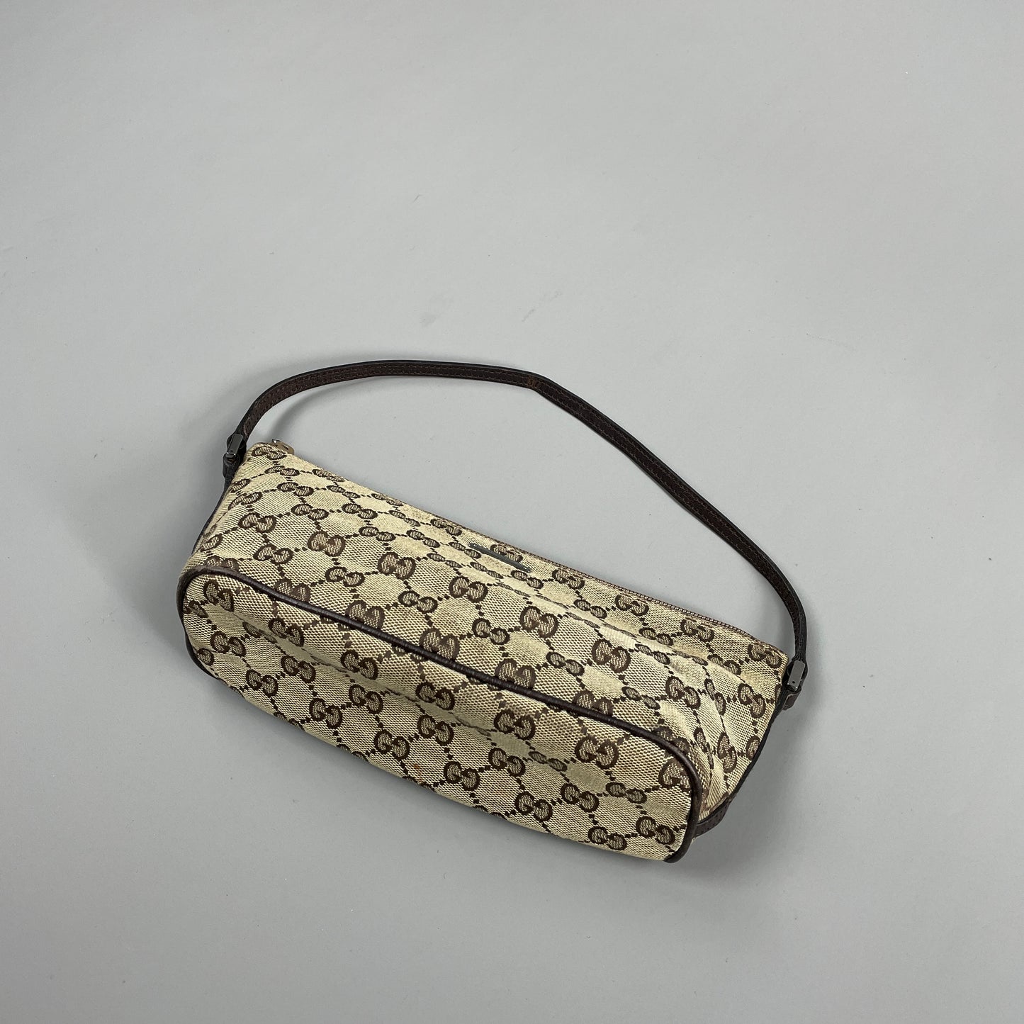 Gucci Monogram Baguette Bag