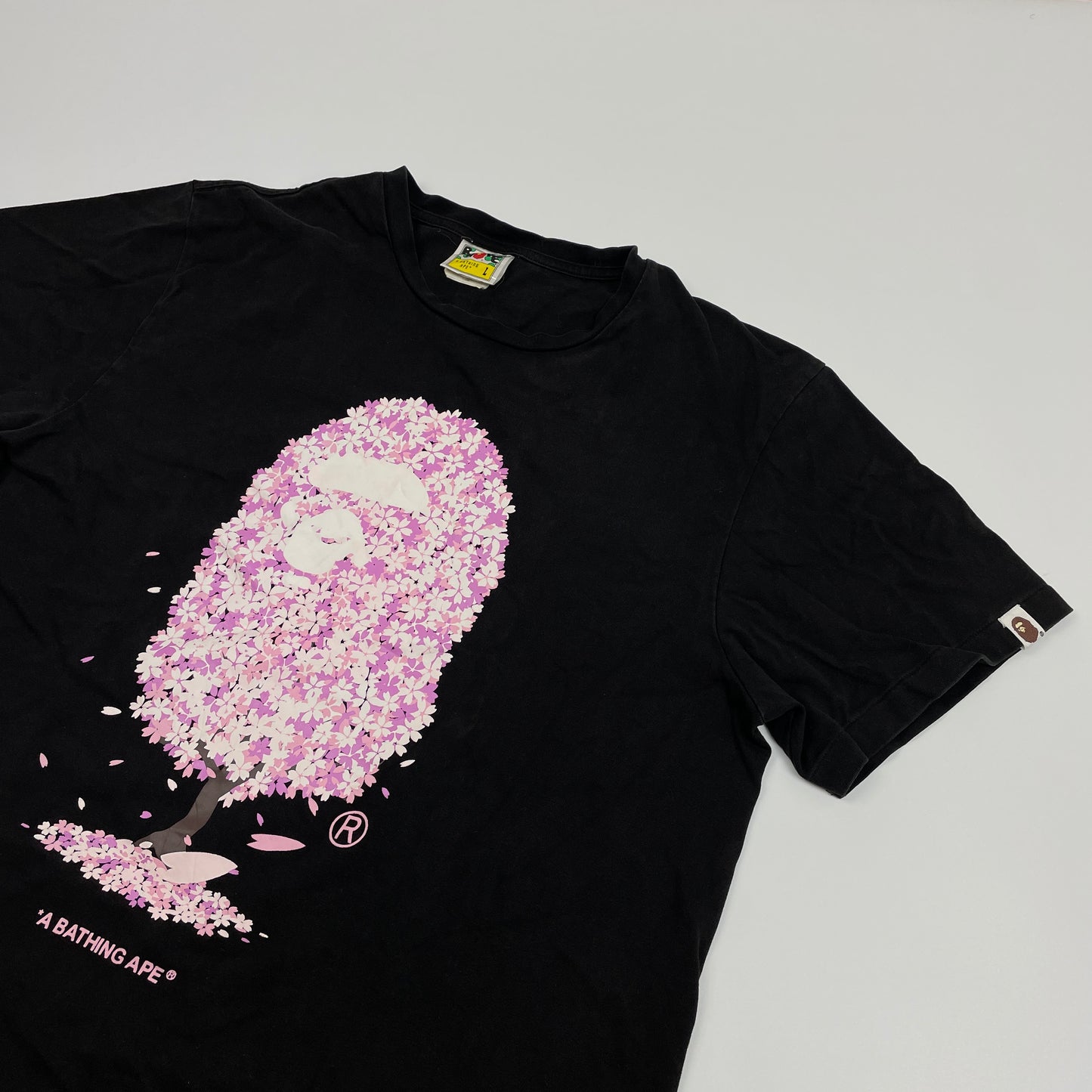 Bape Sakura Ape Head Shirt