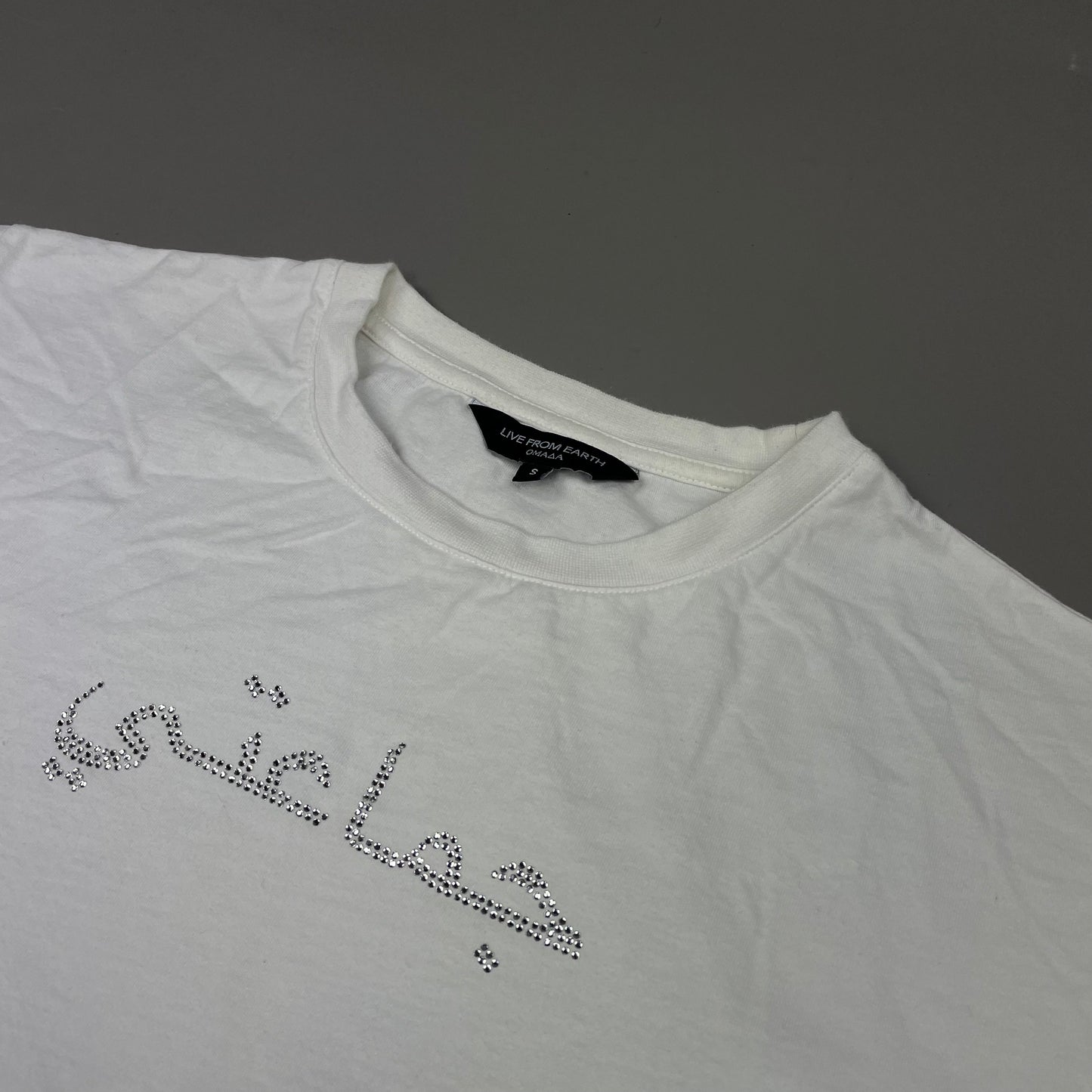 Live From Earth Strass Logo Tee