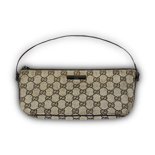 Gucci Monogram Baguette Bag