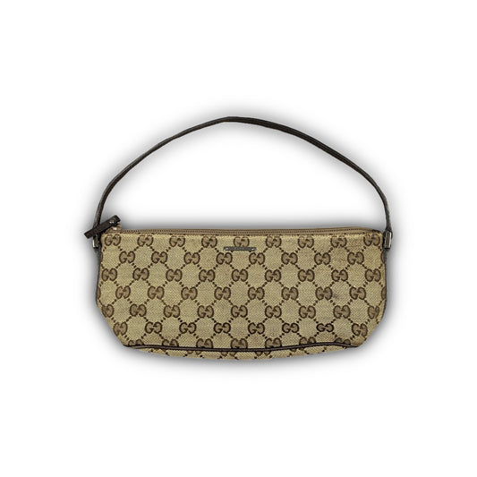 Gucci Monogram Baguette Bag