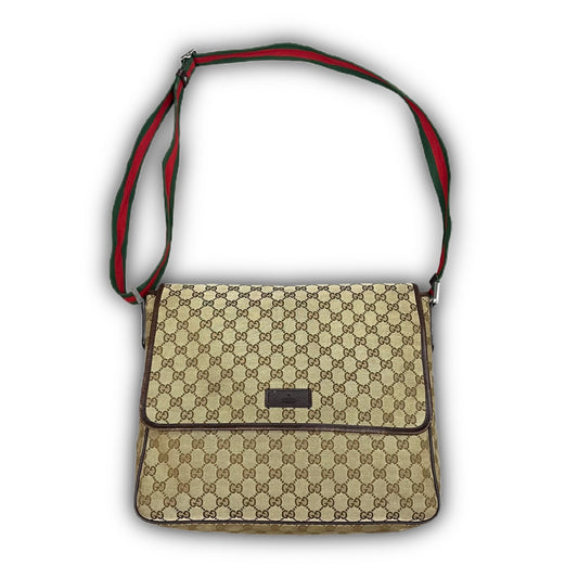 Gucci Monogram Messenger Bag